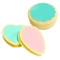 XM Culture 3Pcs Heart Round Drop Shape Painless Hair Removal Depilation Sponge Pad Remover