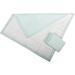 Medline Quilted Disposable Underpads Super Absorbency For Incontinence or Pet Pads 30 x 36 Green/ White 75 Count