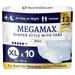 NorthShore MegaMax Adult Overnight Diapers 12-Hour Tab-Style X-Large 10 Count Bag White 50-60 inches Unisex Incontinence Underwear