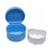 Denture Bath Case Cup Box Holder Storage Soak Container with Strainer Basket Dental False Teeth Storage for Travel Retainer Cleaning