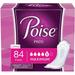 Poise Incontinence Pads for Women Maximum Absorbency Long 84 Count (2 Packs of 42) (Packaging May Vary)