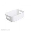 Sonbest Plastic Storage Bin with Handles for Organizing Hand Soaps Body Wash Shampoos Lotion Conditioners Hand Towels Hair Accessories Body Spray Mouthwash