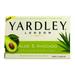 Yardley London Moisturizing Bar Fresh Aloe With Avocado Essence 4.25 oz (Pack of 6)