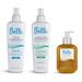 Kit Depil Bella Yellow Pack Pre Waxing Astringent Lotion Post Waxing - Oil Moisturizing Remover Chamomile Body Gel