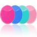 4 Pack Baby Cradle Cap Brush Baby Bath Brush Silicone Baby Cradle Cap Brush - Exfoliate and Massage - Shampoo Scalp Scrubber for Hair Care and Body Care