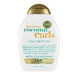 OGX Quenching + Coconut Curls Curl-Defining Shampoo Hydrating & Nourishing Curly Hair Shampoo with Coconut Oil Citrus Oil & Honey Paraben-Free Sulfate-Free Surfactants 13 floz