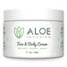 Aloe Infusion Body and Face Moisturizer - All Natural Eczema Cream for Itchy Dry Skin Sensitive Skin Acne and Psoriasis - Organic Aloe Vera Shea Butter Coenzyme Q10 - 9oz