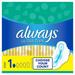 Always Ultra Thin Regular Pads with Wings Unscented Size 1 46 Ct