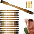 12 Bamboo Back Scratcher Long Reach Relief Wooden Itch Therapy Massage Roller