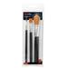 Pack of 3 Black FX Essentials Unisex Adult Cosmetic Brush Sets 24