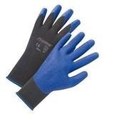 West Chester 713spa/l Blue Pvc Palm Coat On Black 13 Gauge Ny