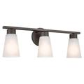 3 Light Bath Vanity In Soft Modern Style-8 Inches Tall-Olde Bronze Finish Kichler Lighting 55121Oz