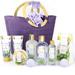 Spa Luxetique Bath Gift Sets for Women Lavender Body Care Baskets - 10 Pcs Relaxing Holiday Birthday Gifts for Her Mothers Day Gifts for Mom