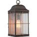 Nuvo 60-5833 - Howell Large Wall Lantern; Bronze with Copper Accent Finish