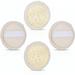 Premium 4 PCS Facial Loofah Pads Natural Face Exfoliator Pad Cleanser Sponges for Clean and Vibrant Facial Skin (4 Pack)