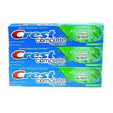 Crest Complete Multi-Benefit With Extra Advantage Whitening Plus Scope Toothpaste - Fresh Mint Striped 8.2oz (Pack of 3)