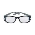 Eyewear Safety Clear Demo Lens Black Gray ONE SIZE BLACK/GRAY