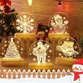 Travelwant Christmas LED Light Decorative Waterproof Cute Christmas LED Snowflake Pendant Light for Xmas Tree