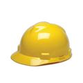Work Force Hard Hats with Ratchet Headgear Yellow