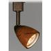 HT-954-BS/BRNS-Cal Lighting-HT Series-Track Head-Brushed Steel Finish-Brown Spot Glass Color