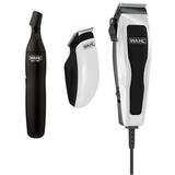 WAHL - Set of Personal Clippers and Barber Kit Containing 23 Pieces Black and White