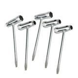 Trayknick 5Pcs 13mm x 19mm Wrench T-shape Multifunctional Metal Combination Screwdriver and Wrench for Stihl Chainsaws