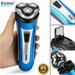 PENGXIANG 2 in 1 Men s Electric Razor IPX7 Waterproof 4D Electric Rotary Shaver Cordless Facial Face Shaver Dry Wet Beard Trimmer Travel w/ LED Display & Holder for Shaving Husband Dad