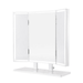 Impressions Vanity Trifecta Plus LED Illuminated Light Strip 3 Mirrors Desk Makeup Vanity Mirror (White)