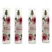 Cherry Blossom by Bodycology 4 Pack 8 oz Fragrance Mist for Women