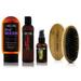 The Ultimate KGF Hair and Beard Growth Serum Set w/ Salicylic Cleanser and The Beard Brush - All Vegan