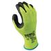 SHOWA S-Tex 300 Rubber Palm-Coated Gloves Medium Black/Hi-Viz Yellow - 1 DZ (845-S-TEX300M-08)