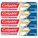 Colgate Total Whitening Toothpaste with Fluoride Multi Benefit Toothpaste with Sensitivity Relief 4.8 Oz 4 Ct