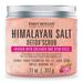 Himalayan Salt Body Scrub with Collagen and Stem Cells - Natural Exfoliating Salt Scrub & Body and Face Souffle helps with Moisturizing Skin Acne Cellulite Dead Skin Scars Wrinkles 11 oz