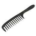 Hairstyle DIY Wide Tooth Plastic Curly Hair Care Handgrip Comb 7.8