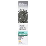 Desert Essence - Fresh Mint Activated Charcoal Toothpaste 6.25oz | Pack of 3