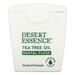 Desert Essence Tea Tree Oil Dental Floss Waxed 50 Yds Pack of 3