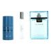 Versace Man Eau Fraiche by Versace 3 Piece Gift Set for Men