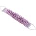 Exfoliating Back Strap Loofah Body Scrubber Terry Cloth Mesh Back Scrub Puffs Bath Massager Sponge with Rope Handles for Shower Bath Spa Body Wash (23 L X 3.7 W Purple)