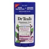 Dr Teals Deodorant Elderberry and Vitamin D 2.65 Oz.