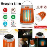 Solar Mosquito Killer Bug Bulb 3 in 1 Camping Lantern by Boundery - Electric Bug Zapper Light Bulb Portable Waterproof Mosquito Gnat Fly Killer