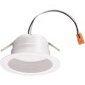 Lithonia Lighting 4Be Led 90Cri M6 E Series Recessed 4 Led Ic Rated Baffle Trim - White