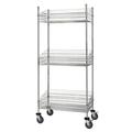 24 Deep x 36 Wide x 92 High 3 Tier Mobile Deep Basket Unit