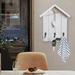 House-Shaped Key Holder Hooks Decorative Key Hanger Wall Mounted Key Cabinet White