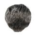 HSMQHJWE Half Wigs for Women Lady Hairstyle Wigs Men Wig Synthetic Old Wavy Natural White Short wig Hairnets for Men Hair