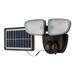 Halo Solar Outdoor LED Twin Head Flood and Security Light 180 Degree Motion Sensor 1500 Lumens