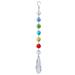 BadyminCSL Color Crystal Jewelry Pendant Gift Chain Rainbow Chain Lighting Pendant