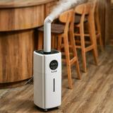 Large Humidifiers Whole-House Style Industrial Humidifier 2000 sq.ft 5.5Gal Plant Humidifier Cool Mist Top Fill Humidifier 21L 2000ML/H Dual 360 Nozzles 3