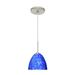 Besa Lighting - Sasha II-One Light Cord Pendant with Flat Canopy-6.3 Inches Wide