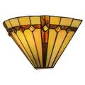 Meyda Tiffany 138902 Belvidere 1 Light 13 Wide Hand-Crafted Wall Sconce - MultiColor