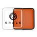 Kraze FX Square - Orange Face Paint (25 gm) - Hypoallergenic Non-Toxic Water Activated Professional Face & Body Painting Makeup Supplies for Sensitive Skin Kid Safe Adults